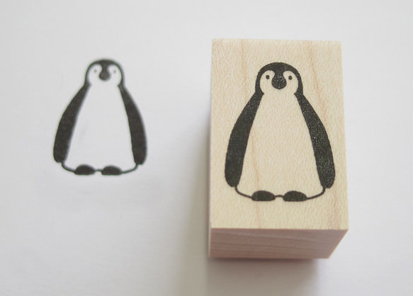 4legs スタンプ／ゴム印／はんこ　「ペンギン」